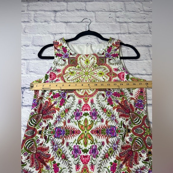 London Times Multicolor Flora Sheath Dress. Size 10. - Picture 6 of 8